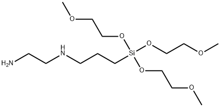 N-[3-[tris(2-methoxyethoxy)silyl]propyl]ethylenediamine  Structure