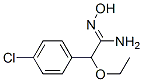 2-(4-Chlorophenyl)-2-ethoxyacetamide oxime Structure