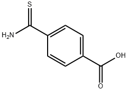 4-(AMINOCARBONOTHIOYL)BENZOIC ACID 结构式