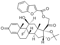 呋曲安奈德, 4989-94-0, 结构式