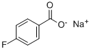 4-フルオロ安息香酸ナトリウム 化学構造式