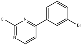 4-(3-溴苯基)-2-氯嘧啶,499195-47-0,结构式