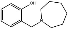 2-[(hexahydro-1H-azepin-1-yl)methyl]phenol 结构式