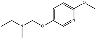 Ethanamine, N-[[(6-methoxy-3-pyridinyl)oxy]methyl]-N-methyl- (9CI) Struktur