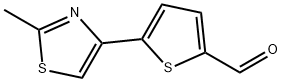 5-(2-甲基-1,3-噻唑-4-基)-2-硫苯甲醛, 499770-66-0, 结构式