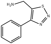 (4-PHENYL-1,2,3-THIADIAZOL-5-YL)METHYLAMINE,90%+,499770-68-2,结构式