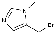 5-(BROMOMETHYL)-1-METHYL-1H-IMIDAZOLE,97% 化学構造式