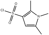 1,2,5-TRIMETHYL-1H-PYRROLE-3-SULFONYL CHLORIDE,97% 结构式