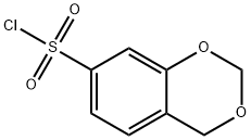 4H-苯并[D][1,3]二噁己环-7-磺酰氯化 结构式