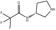 (3R)-2,2,2-TRIFLUORO-N-PYRROLIDIN-3-YL-ACETAMIDE 结构式