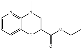 ETHYL 3,4-DIHYDRO-4-METHYL-2H-PYRIDO[3,2-B][1,4]OXAZINE-2-CARBOXYLATE Struktur