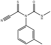 Urea,  1-(cyanothioformyl)-3-methyl-1-m-tolyl-  (7CI,8CI),4999-66-0,结构式