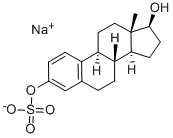 3-硫酸Β-エストラジオール ナトリウム塩 化学構造式