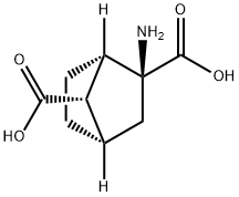Bicyclo[2.2.1]heptane-2,7-dicarboxylic acid, 2-amino-, (1S,2S,4S,7S)- (9CI),499982-29-5,结构式