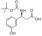 BOC-(S)-3-AMINO-3-(3-HYDROXY-PHENYL)-PROPIONIC ACID Structure