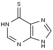 6-Mercaptopurine Structure