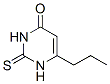 6-Propyl-2-thioxo-2, 3-dihydropyrimidin-4(1H)-one Structure