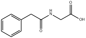 苯乙酰甘氨酸,500-98-1,结构式