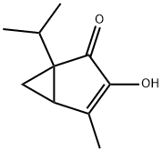 Bicyclo[3.1.0]hex-3-en-2-one, 3-hydroxy-4-methyl-1-(1-methylethyl)- (9CI) Structure