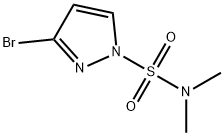 3-BroMo-1-(diMethylsulfaMoyl)pyrazole Structure