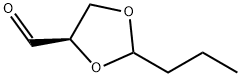 1,3-Dioxolane-4-carboxaldehyde, 2-propyl-, (4R)- (9CI) Struktur