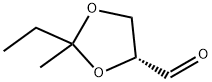 1,3-Dioxolane-4-carboxaldehyde, 2-ethyl-2-methyl-, (4R)- (9CI) Struktur