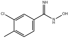 3-CHLORO-N-HYDROXY-4-METHYL-BENZAMIDINE Structure