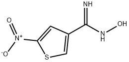 3-Thiophenecarboximidamide,N-hydroxy-5-nitro- 结构式