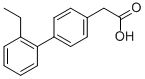 2'-ETHYL-BIPHENYL-4-ACETIC ACID Structure