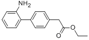 (2'-AMINO-4-BIPHENYLYL)-ACETIC ACID ETHYL ESTER 化学構造式
