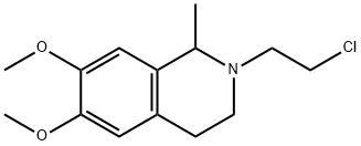 N-(2-Chloroethyl)salsolidine 化学構造式