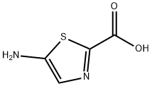 5-アミノチアゾール-2-カルボン酸 化学構造式