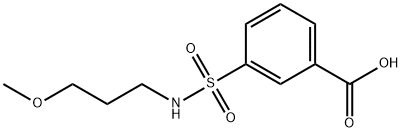 3-[(3-Methoxypropyl)sulfaMoyl]benzoic acid,500292-39-7,结构式