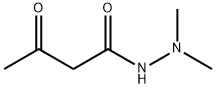Butanoic acid, 3-oxo-, 2,2-dimethylhydrazide (9CI) 化学構造式