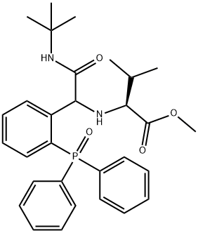 500316-84-7 L-Valine, N-[2-[(1,1-dimethylethyl)amino]-1-[2-(diphenylphosphinyl)phenyl]-2-oxoethyl]-, methyl ester (9CI)