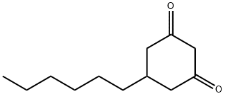 5-HEXYL-CYCLOHEXANE-1,3-DIONE 化学構造式