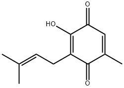 500355-92-0 2,5-Cyclohexadiene-1,4-dione, 2-hydroxy-5-methyl-3-(3-methyl-2-butenyl)- (9CI)