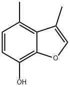 7-Benzofuranol,  3,4-dimethyl- Structure