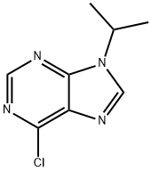 6-クロロ-9-イソプロピル-9H-プリン 化学構造式