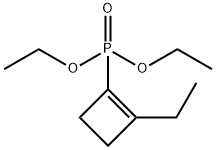 Phosphonic acid, (2-ethyl-1-cyclobuten-1-yl)-, diethyl ester (9CI) Struktur