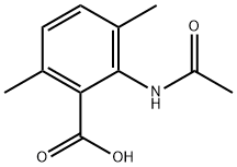 Benzoic acid, 2-(acetylamino)-3,6-dimethyl- (9CI) Struktur
