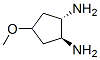 1,2-Cyclopentanediamine,4-methoxy-,(1alpha,2beta,4alpha)-(9CI) Structure