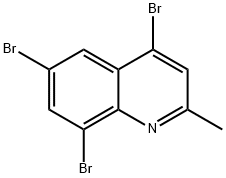 2-METHYL-4,6,8-TRIBROMOQUINOLINE Structure