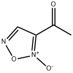Ethanone, 1-(2-oxido-1,2,5-oxadiazol-3-yl)- (9CI) Struktur