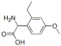 Benzeneacetic acid, alpha-amino-2-ethyl-4-methoxy- (9CI) 结构式