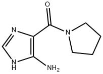 Pyrrolidine,  1-[(5-amino-1H-imidazol-4-yl)carbonyl]-  (9CI) Structure