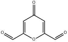 4H-Pyran-2,6-dicarboxaldehyde, 4-oxo- (9CI),500716-72-3,结构式
