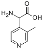 2-AMINO-2-(3-METHYLPYRIDIN-4-YL)ACETIC ACID Struktur