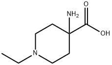 4-氨基-1-乙基-4-哌啶羧酸, 500756-05-8, 结构式