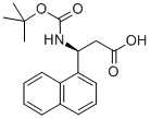 BOC-(S)-3-氨基-3-(萘基)-丙酸,500770-68-3,结构式